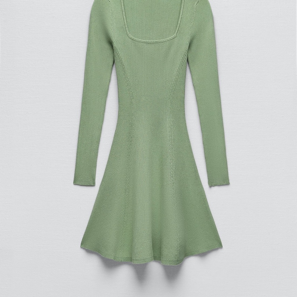 Zara knitted skater dress